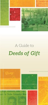 A Guide to Deeds of Gift brochure cover
